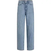 Vila Kelly Jaf Straight Fit Hochtaillierte Jeans