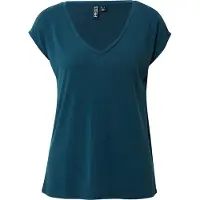 Pieces Pckamala T-shirt Mit V-ausschnitt | Blau | S