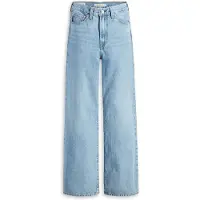 Levi's für Damen. A6081-0002 Ribcage Jeans mit weitem Bein blau (30/32), Lässig, Baumwolle, Denim