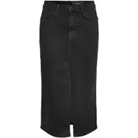 Noisy May Jeansrock Kath 27030078 Schwarz Regular Fit