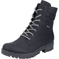 Rieker Biker Boots - Asphaltschwarz Kunstleder : Normal : 36 Größe: 36 Weite: Normal