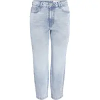 Noisy May Bleached Jeans Cropped Denim Hose High Waist Pants NMMONI Größe: 28W / 32L