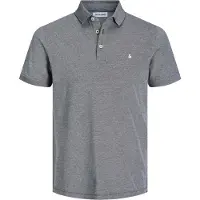 Jack & Jones Poloshirt "JJEPAULOS Poloshirt mit klassischem Kragen und figurbetonter Form" Logostickerei, modisch, schmal, Baumwolle, Polokragen