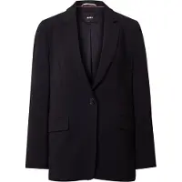 BOSS Regular-Fit Blazer aus knitterfreiem Krepp Grösse 46