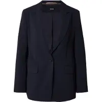 BOSS Regular-Fit Blazer aus knitterfreiem Krepp Grösse 36