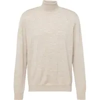 Olymp Rollkragenpullover "Casual Strick", Herren, Gr. XXL, hellbeige, 100% Schurwolle, Pullover Rollkragenpullover