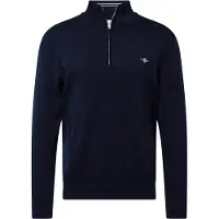 Gant Troyer "CLASSIC COTTON HALF ZIP" mit gerippten Details