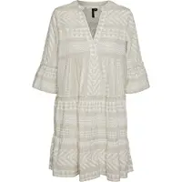 Vero Moda Damen Dicthe Tunika Silver Lining Ibiza Schneeweiss
