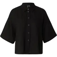 Vero Moda Hemd Linn 10306820 Schwarz Relaxed Fit