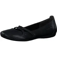 Tamaris Ballerina "Caterina" Flats, Festtagsmode, Slipper mit Gummizugriemchen