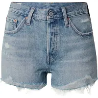 Levi's 501 Original Shorts Blue Größe: W29 | Kurze Sporthosen Outlet | Damen | Blau