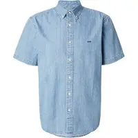 Levi's Herren Hemden Ss Authentic Button Down - Lichtblauw - Größe L