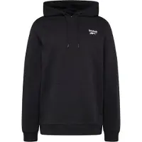 Reebok Herren Identity Kleines Logo Fleece Hoodie Schwarz