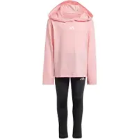 Adidas AG Kinderjogginganzug LG SPORT SET - REAPNK/LGREYH - 128