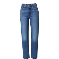 Levi's Damen Jeanshose 501 Crop High Rise, Straight Fit, Blau (Erin Can't Wait S