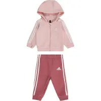 Adidas Set aus Kapuzen-Sweatshirt mit Reißverschluss und Jogginghose, Baby Essentials 3-Stripes