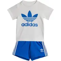 Adidas Set T-Shirt und Shorts JE0525 Blau Regular Fit