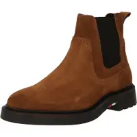 Tommy Hilfiger Klassische Stiefeletten Light Hilfiger Suede Chelsea FM0FM05104 Braun 45