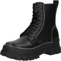 Buffalo ASPHA RLD ICE Damenschuhe Stiefel Schnürer Schwarz Freizeit