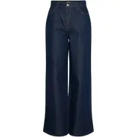 Pieces Selma Wide Leg Hochtaillierte Jeans