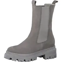 Tamaris Damen Elegante Stiefel Chelsea 1-25498-41 Grau