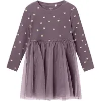 Name It Mini Kleid - Noos - NmfNadja - Arctic Abenddämmerung - - 3 Jahre (98) - Kleider