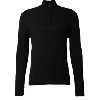 Superdry für Herren. M6110640A Essential bestickter Pullover schwarz (XXL), Lässig, Wolle
