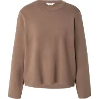 Object Langärmeliger Strickpullover Grau S