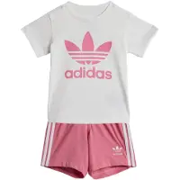 Adidas Set T-Shirt und Shorts JE0523 Rosa Regular Fit