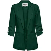 ONLY Kurzblazer "ONLKAYLE-ORLEEN 3/4 BLAZER TLR NOOS" Materialmix, regular fit