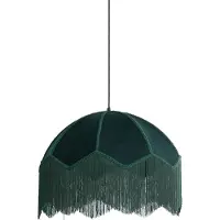 Light & Living - Hängeleuchte Malacia - Dunkelgrün - Ø50cm Hängelampe - Esstischlampe - Wohnzimmerlampe - Schlafzimmerlampe - Wohnzimmer