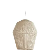 Light & Living Hängeleuchte - beige - Deya - jute - drahtlampe - E27 - 2970743 -