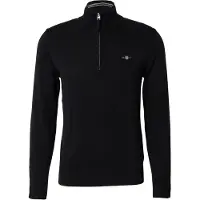 Gant Troyer "CLASSIC COTTON HALF ZIP" mit gerippten Details