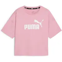 Puma Ess Cropped Logo Tee - mauved out, Größe:L