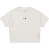 Nike T-Shirt "G NSW TEE BOXY ESSNTL LBR" Kurzarm, mit Rundhalsausschnitt, aus Baumwoll-Jersey, normale Länge
