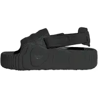 Adidas Adilette 22 XLG Frauen schwarz Plattform Sandalen 40,5