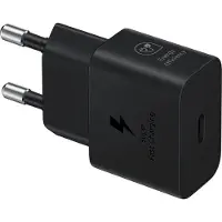 Samsung EP-T2510X 25W USB-C Schnellladeadapter für Smartphones, Schwarz, inkl. Datenkabel