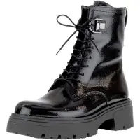 Gabor Damen Schnürstiefeletten/ Combat Boots Schwarz Größe: 37,5