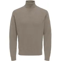 Only & Sons Stehkragenpullover "ONSLOUI REG 12 MEL ROLL KNIT NOOS"