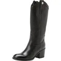 Mjus Damen Stiefel/Westernstiefel NERO TAMPA Schwarz Glattleder Größe: 40