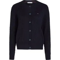Tommy Hilfiger Strickjacke WW0WW43329 Dunkelblau Regular Fit