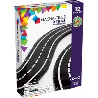 Magna-Tiles - XTRAS Roads 12 Piece Set (90235B)