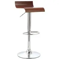 Miliboo Barhocker / Küchenhocker aus Holz SURF v2 Farbe Wenge