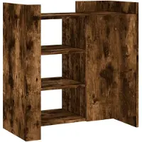 vidaXL Sideboard Räuchereiche 73,5x35x75 cm Holzwerkstoff
