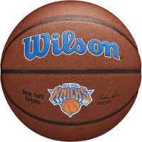 Wilson NBA New York Knicks Team Composite Basketball Training Ball Orange || Größe 7