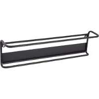 Loft42 Wandschuhregal Phill - Schwarz - Metall - 70x20x15