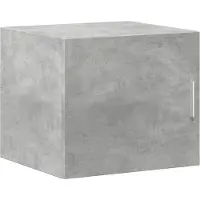 vidaXL Wandschrank Betongrau 45x42,5x40 cm Holzwerkstoff