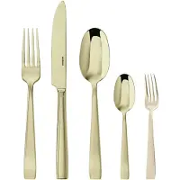 Sambonet Besteckset Flat PVD Champagne (30-Teilig)