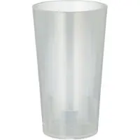 Papstar Starpak 10 Mehrweg-Trinkbecher PP transluzent unzerbrechlich 0,3 l - Ø 7,8 cm · 11,8 cm
