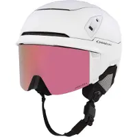 Oakley - Skihelm mit integriertem Visier - Mod7 White/Prizm Rose Gold Irid für Herren - Größe M - Weiß